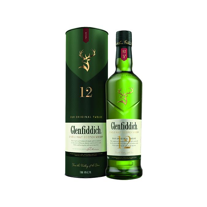 Glenfiddich Single Malt Scotch Whisky 12 Jahre